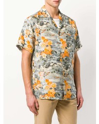 Chemise à manches courtes à fleurs multicolore Off-White