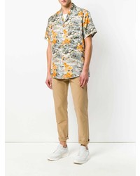 Chemise à manches courtes à fleurs multicolore Off-White
