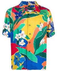 Chemise à manches courtes à fleurs multicolore Polo Ralph Lauren
