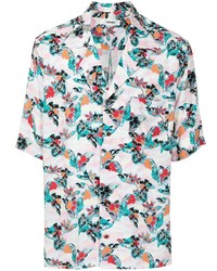 Chemise à manches courtes à fleurs multicolore Sulvam