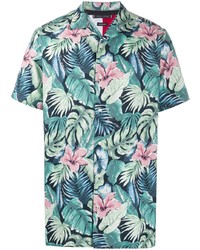 Chemise à manches courtes à fleurs multicolore Tommy Hilfiger