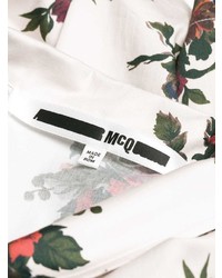 Chemise à manches courtes à fleurs rose McQ Alexander McQueen