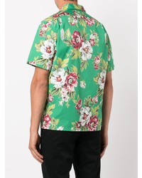 Chemise à manches courtes à fleurs verte Polo Ralph Lauren