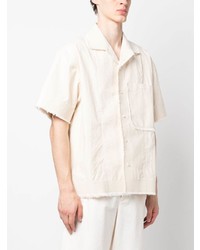 Chemise à manches courtes beige Jacquemus