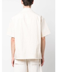 Chemise à manches courtes beige Jacquemus