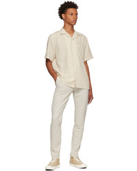 Chemise à manches courtes beige Theory