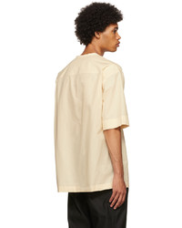 Chemise à manches courtes beige 3.1 Phillip Lim