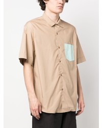 Chemise à manches courtes beige Ih Nom Uh Nit