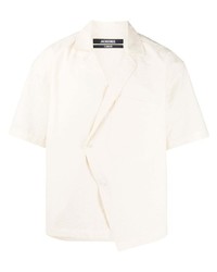 Chemise à manches courtes beige Jacquemus