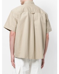 Chemise à manches courtes beige Gosha Rubchinskiy