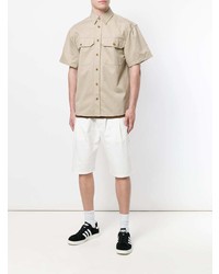 Chemise à manches courtes beige Gosha Rubchinskiy