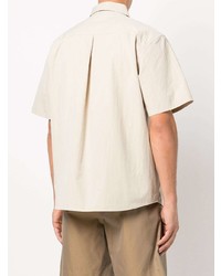 Chemise à manches courtes beige John Elliott