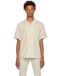 Chemise à manches courtes beige Theory