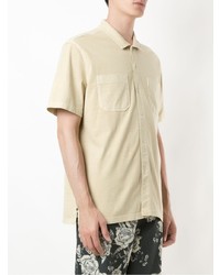 Chemise à manches courtes beige OSKLEN