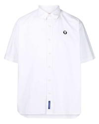 Chemise à manches courtes blanche AAPE BY A BATHING APE