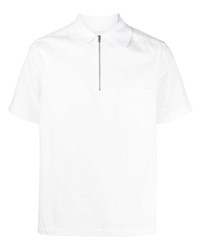 Chemise à manches courtes blanche Anglozine