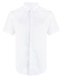 Chemise à manches courtes blanche Armani Exchange