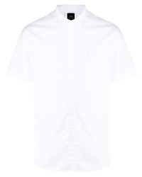 Chemise à manches courtes blanche Armani Exchange