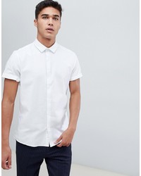 Chemise à manches courtes blanche ASOS DESIGN