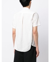 Chemise à manches courtes blanche Black Comme Des Garçons