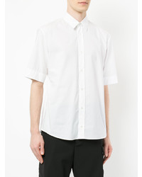 Chemise à manches courtes blanche McQ Alexander McQueen