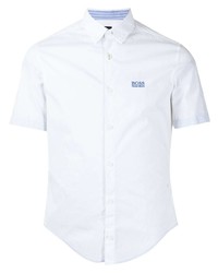 Chemise à manches courtes blanche BOSS