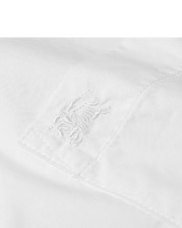 Chemise à manches courtes blanche Burberry