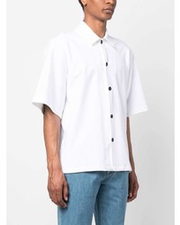 Chemise à manches courtes blanche Kiton