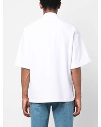 Chemise à manches courtes blanche Kiton