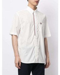 Chemise à manches courtes blanche Fred Perry