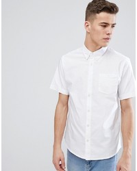 Chemise à manches courtes blanche D-struct