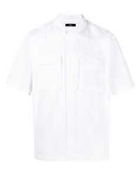 Chemise à manches courtes blanche Diesel
