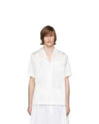 Chemise à manches courtes blanche Dries Van Noten