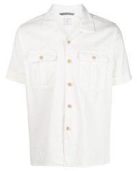 Chemise à manches courtes blanche Eleventy