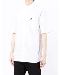 Chemise à manches courtes blanche Fred Perry