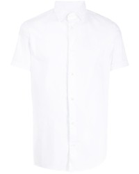 Chemise à manches courtes blanche Emporio Armani