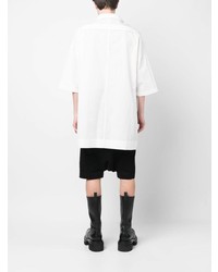 Chemise à manches courtes blanche Rick Owens