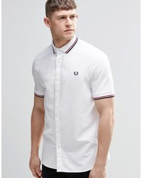 Chemise à manches courtes blanche Fred Perry