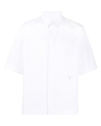 Chemise à manches courtes blanche Givenchy