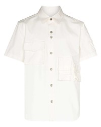 Chemise à manches courtes blanche Helmut Lang