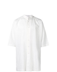 Chemise à manches courtes blanche Homme Plissé Issey Miyake