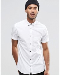 Chemise à manches courtes blanche Jack and Jones