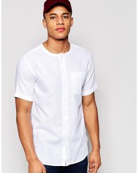 Chemise à manches courtes blanche Jack and Jones