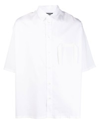 Chemise à manches courtes blanche Jacquemus