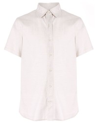 Chemise à manches courtes blanche Kent & Curwen