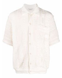 Chemise à manches courtes blanche Laneus