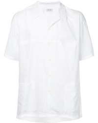 Chemise à manches courtes blanche Lemaire