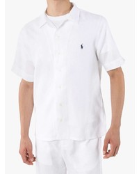 Chemise à manches courtes blanche Polo Ralph Lauren