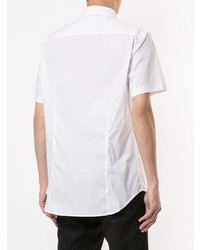 Chemise à manches courtes blanche VERSACE JEANS COUTURE