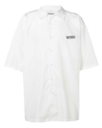 Chemise à manches courtes blanche M1992